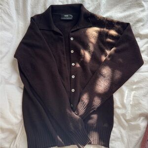 Dark Brown Cashmere Sweater